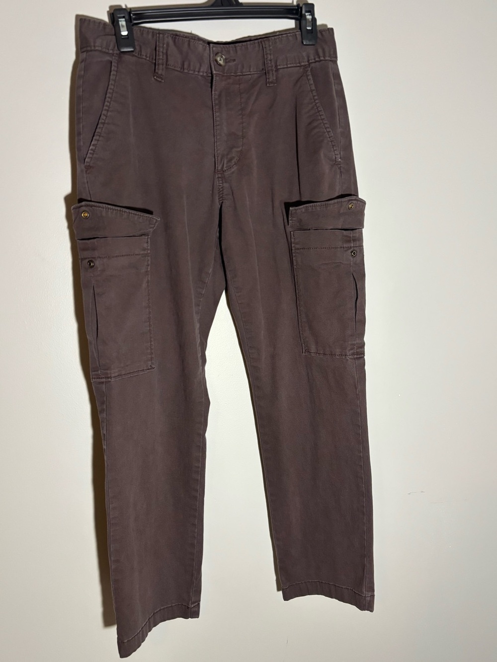 Old Navy Men’s 30x30 Brown Cargo Pants Straight Built-In Flex